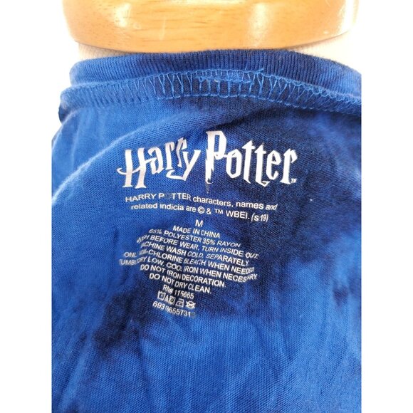 Harry Potter Med Shirt Tie Dye Hogwarts Crop Top House Sleeveless Womans Tee - Picture 8 of 12